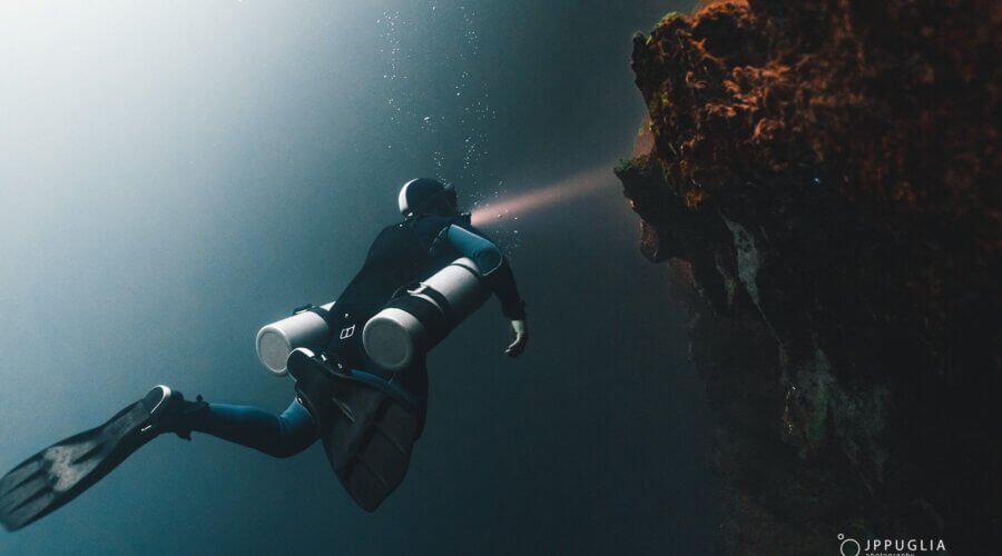 Padi curso sidemount en cenote Playa del Carmen